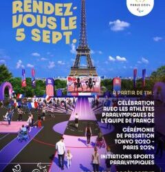 Invitation au live des Jeux dans le parc du Trocadéro.