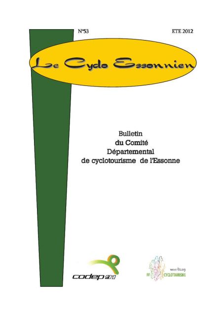Le Cyclo Essonnien n°55